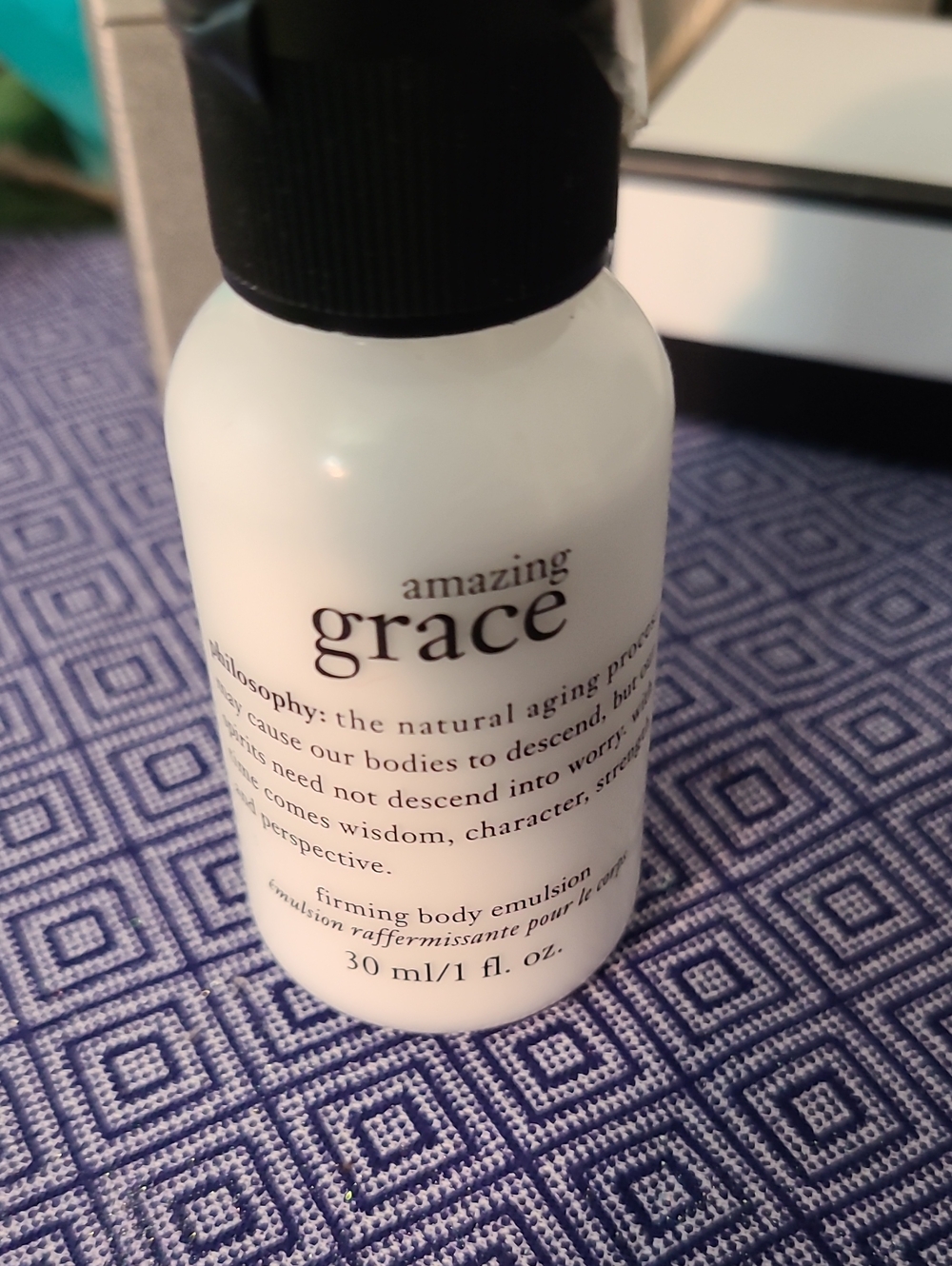 Philosophy Amazing Grace Firming Body Emulsion — White with Black Cap 30ml